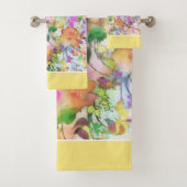 Pastell Blumenbadehandtuch Set (Insitu)