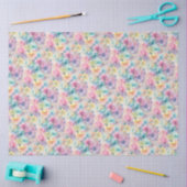 Pastell-Blumengewebe Seidenpapier (Basteln)