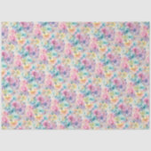 Pastell-Blumengewebe Seidenpapier (Vorderseite)
