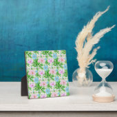Pastell-Blumenmuster-Ästhetik | Wasserfarbe Fotoplatte (InSitu)