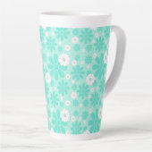Pastell-Blumenmuster MINT Milchtasse (Rechte Ecke)