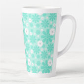 Pastell-Blumenmuster MINT Milchtasse (Rechts)