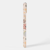 Pastell-Blumenmuster – Sanfte ästhetische Blume iPhone Hülle (Rechte Seite)