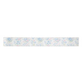 Pastell-Blumenmuster Satinband (Vorderseite)
