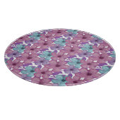 Pastell-Blumenmuster Schneidebrett (Ecke)
