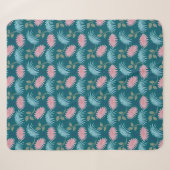 Pastell-Blumenmuster  Sherpadecke (Vorderseite (Horizontal))