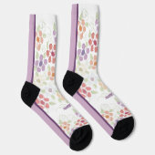 Pastell-Blumenmuster Socken (Rechts)