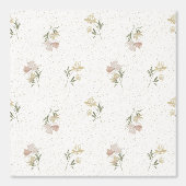 Pastell-Blumenmuster-Tapete Tapete (Vorderseite)