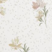 Pastell-Blumenmuster-Tapete Tapete (Naht)