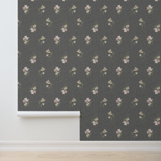 Pastell-Blumenmuster-Tapete Tapete (Anwendung)