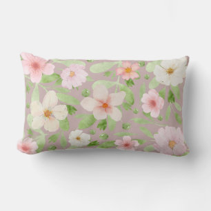 Pastell Blumenmuster Wurfkissen Lendenkissen