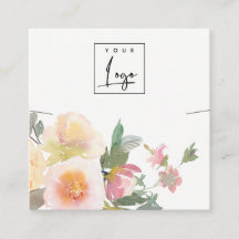 Pastell Blush Pink Blumenstanze Nekklasseanzeige