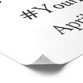 Pastell Blush Pink Brautparty Foto Stand Poster (Ecke)