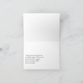 Pastell Blush Pink Floral Bat Mitzvah Danke, Auto Dankeskarte (Innenseite)