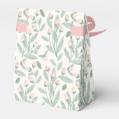 Pastell Blush Pink Floral Bridal Geschenkschachtel (Rückseite)