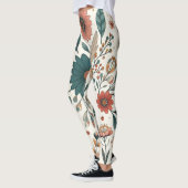 Pastell-Blüten Leggings (Links)