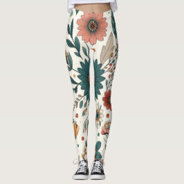 Pastell-Blüten Leggings