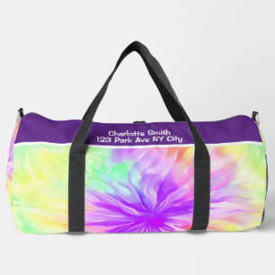 Pastell-Blüten-Tie-Dye-Reise Bag Duffle Bag