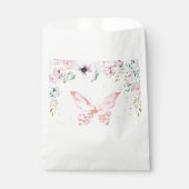 Pastell, Blüten und Schmetterlinge Geschenktütchen (Vorderseite)