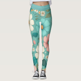 Pastell Blütenblätter Leggings
