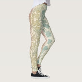 Pastell-Boho-Korallen-Mandala Leggings (Rechts)