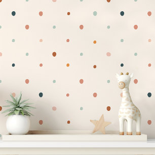 Pastell Boho Tupfen Tapete
