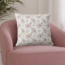 Pastell-Botanik-Wildblumen-Aquarell-Blumen-Kundend Kissen