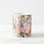 Pastell Cats farbenfrohe Muster Kaffeetasse (Mittel)