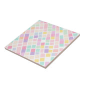 Pastell Checkered Moderne Kernfeder-Zuhause Fliese (Seite)