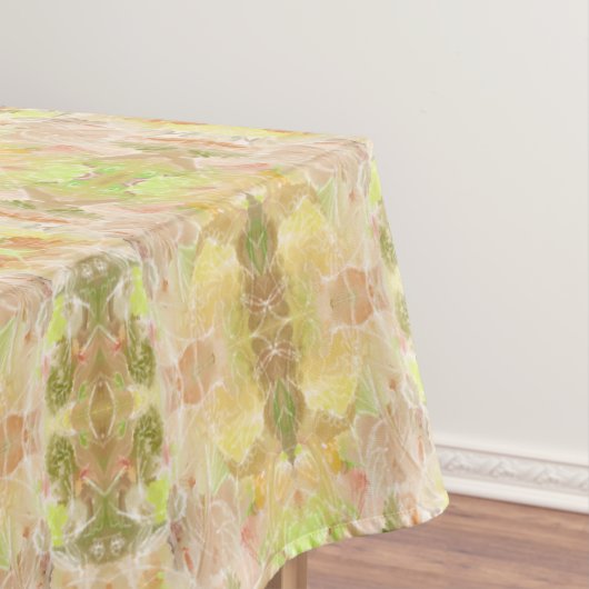 Pastell Citrus Aquarell Designer drucken Tischdecke (Beispiel)