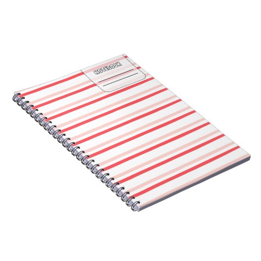 Pastell Color Line-Notebook Notizblock (Rechte Seite)