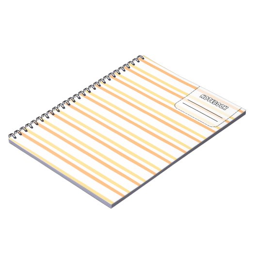 Pastell Color Line-Notebook Notizblock (Linke Seite)
