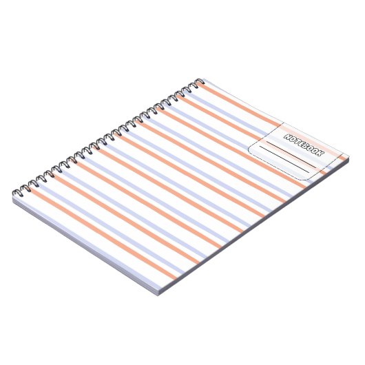 Pastell Color Line-Notebook Notizblock (Linke Seite)