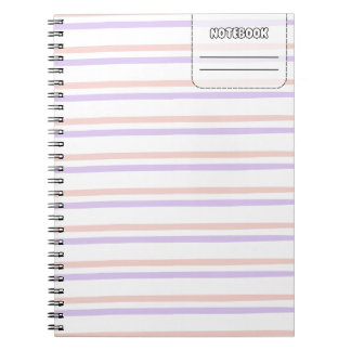 Pastell Color Line-Notebook Notizblock