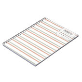 Pastell Color Line-Notebook Notizblock (Linke Seite)