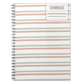 Pastell Color Line-Notebook Notizblock (Vorderseite)