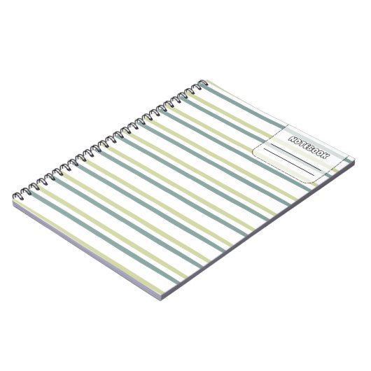 Pastell Color Line-Notebook Notizblock (Linke Seite)