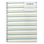 Pastell Color Line-Notebook Notizblock (Vorderseite)