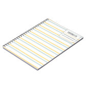 Pastell Color Line-Notebook Notizblock (Linke Seite)