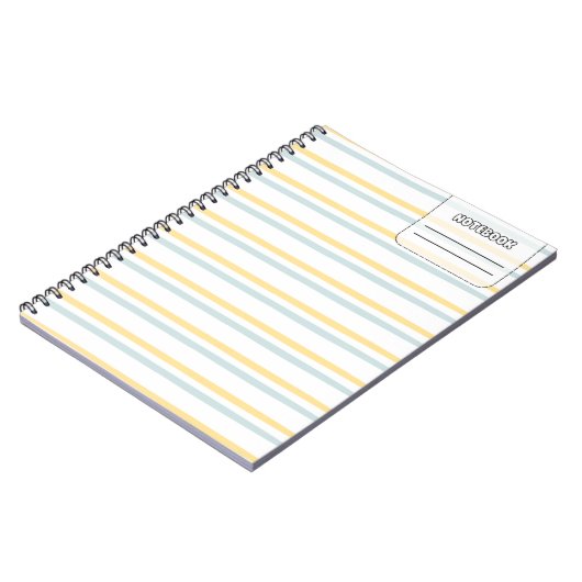 Pastell Color Line-Notebook Notizblock (Linke Seite)