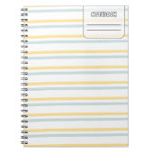 Pastell Color Line-Notebook Notizblock (Vorderseite)