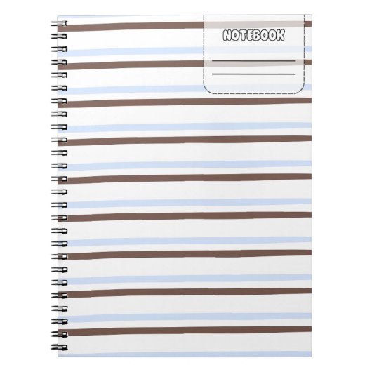 Pastell Color Line-Notebook Notizblock (Vorderseite)
