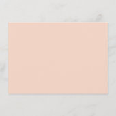 Pastell Colors Blume Kränzergrenze Save The Date (Rückseite)