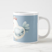Pastell Cottagecore-Huhn Jumbo-Tasse (Rechts)
