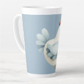 Pastell Cottagecore-Huhn Milchtasse (Linke Ecke)