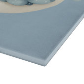 Pastell Cottagecore-Huhn Schneidebrett (Ecke)