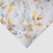 Pastell Cream Floral Abstrakt Seidenpapier (Detail)