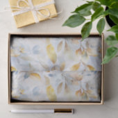 Pastell Cream Floral Abstrakt Seidenpapier (Geschenk)