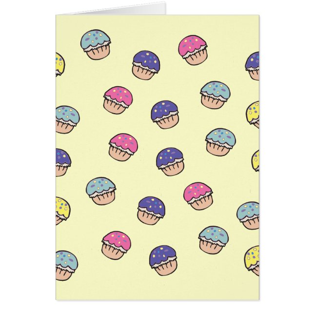 Pastell-Cupcakes-Muster (Vorne)