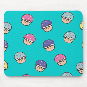 Pastell-Cupcakes-Muster Mousepad